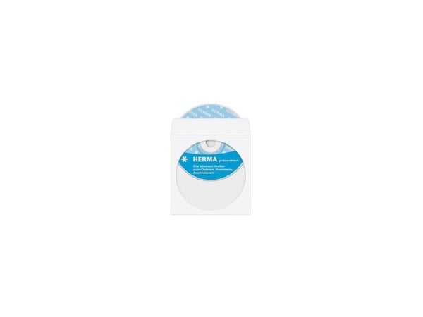 HERMA - CD/DVD-ficka - vit