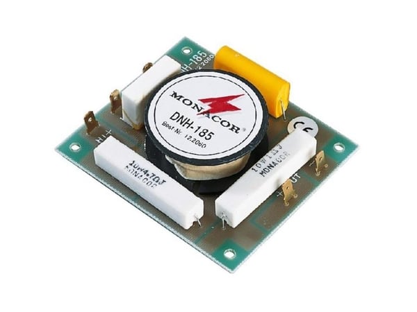 Monacor DNH-185, Komponent-crossover, 1-way systems, 250 W, 8 O, 5500 Hz, Flerfarget