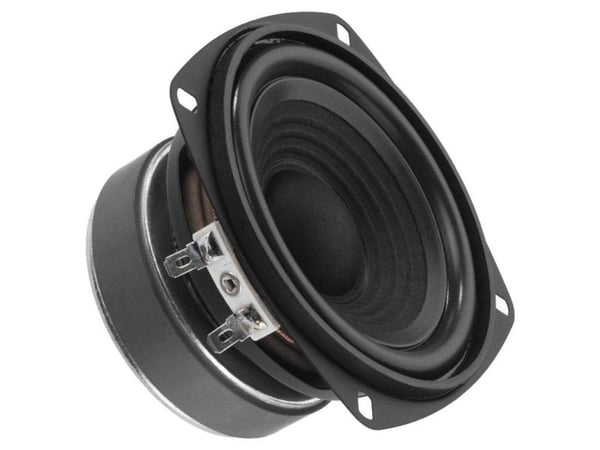 Monacor SP-60/4, Subwoofer-høyttalerdriver, 30 W, Rund, 105 x 105 mm