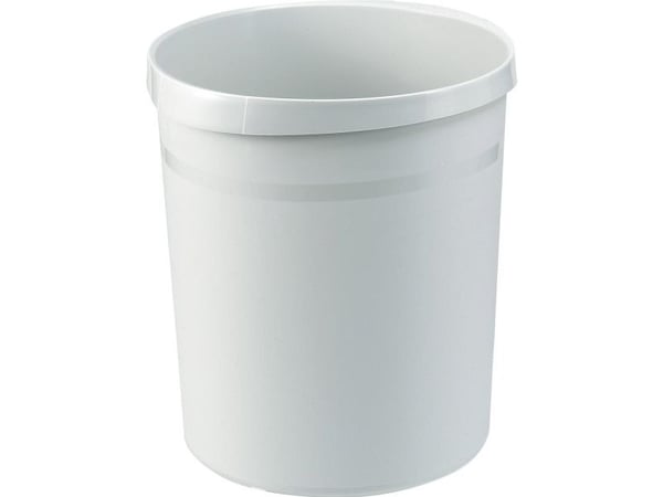 HAN GRIP 18190-11 Roskakori 18 l (Ø x K) 312 mm x 345 mm Polypropeeni Vaaleanharmaa 1 kpl