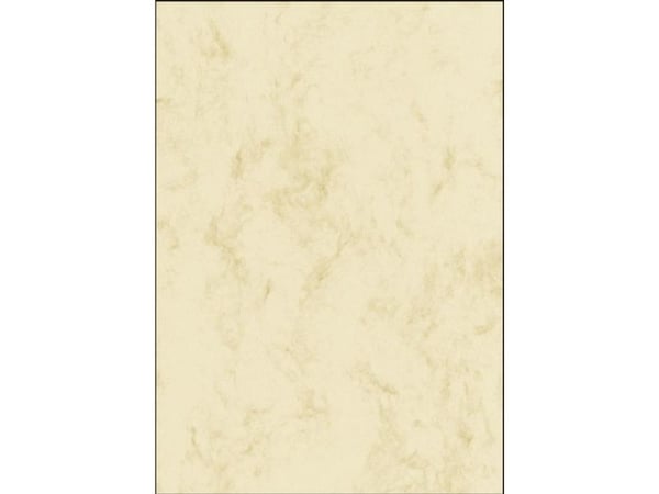 Sigel Design Paper - Pergament - marmorbeige - A4 (210 x 297 mm) - 200 g/m² - 50 ark papir