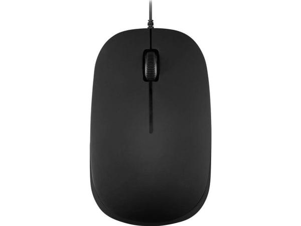 Perixx Perimice-201 WLAN-mus (PS/2), optisk, svart, 3 knapper, 1000 dpi