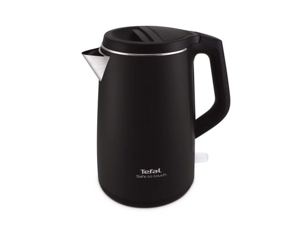 Tefal KO3718, 1,5 l, 2400 W, Svart, Rostfritt stål, Vattennivå indikator, Sladdlös, Hålla sig varm funktion