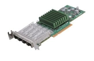 Supermicro AOC-STG-I4S - Nettverksadapter - PCIe 3.0 x8 lav profil - 10 Gigabit SFP+ x 4