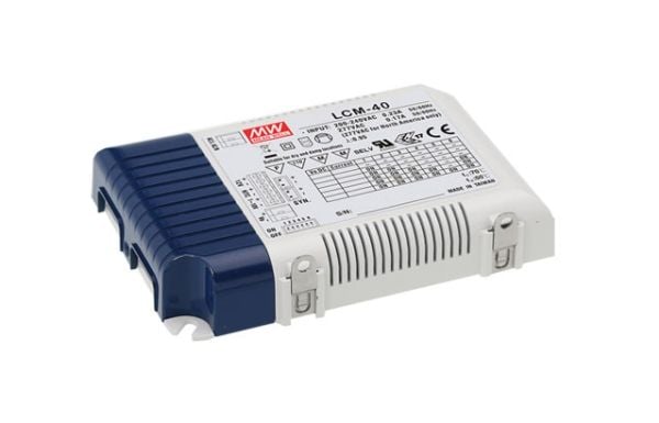 Mean Well LCM-40 Series LCM-40 - LED-driver - 40 watt - 1.05 A