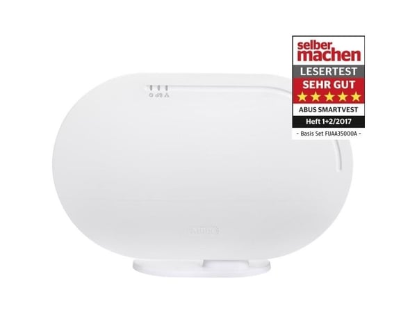 ABUS FUAA35010A, Hvit, Akrylonitril-butadien-styren (ABS), CE, Android, iOS, E-mail, 90 dB