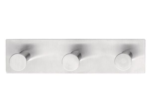 TESA Powerbutton, Innendørs, Håndklekrok, Sølv, Rustfritt stål, Limstrimmel, 12 kg