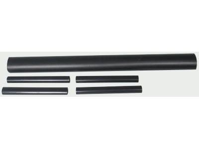 MELBYE Kutistemuhvisarja tyyppi 5X1,5- 4 mm² paksuseinäinen sis. puristusmuhvit 4 kpl 1,5/2,5 mm² ja 4 mm²