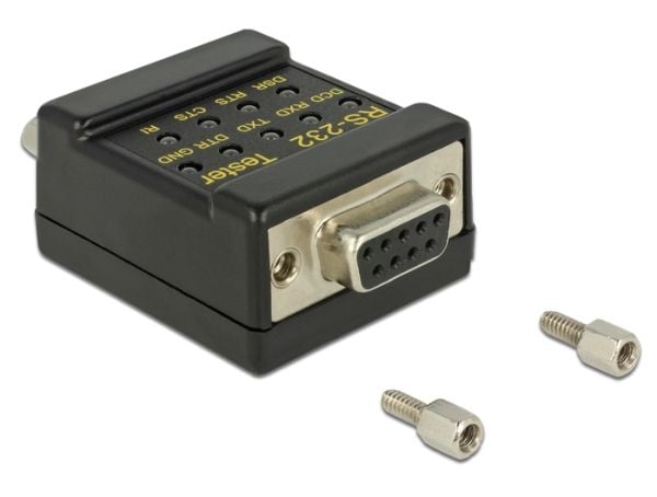 Delock RS-232 Tester DB9 female > DB9 male - Nettverkstester