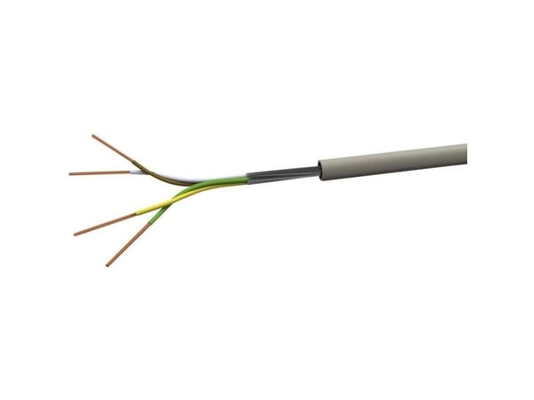 VOKA Kabelwerk LiYY Styreledning 2 x 0.14 mm² Grå (RAL 7001) LIYYY2X14 100 m