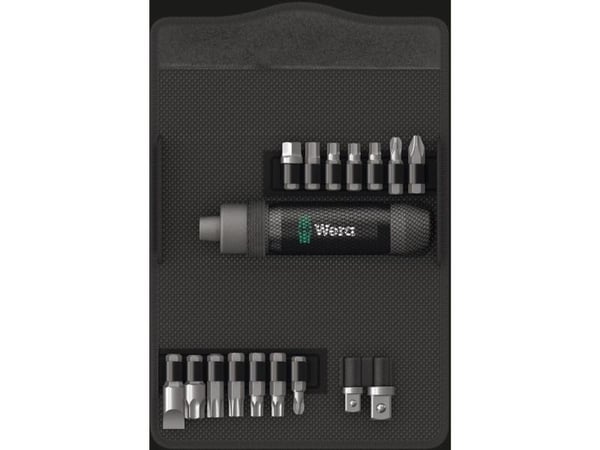 Wera 05072017001, 16 stykker, Hex (metrisk), Philips, Torx, PH 2, PH 3, PH 4, 2,5,6,7,8 mm, TX30, TX40, TX45, TX50, CE, GS, DVE