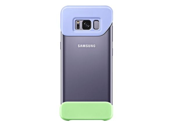 Samsung 2Piece Cover EF-MG955 - Baksidedeksel for mobiltelefon - grønn, fiolett - for Galaxy S8+