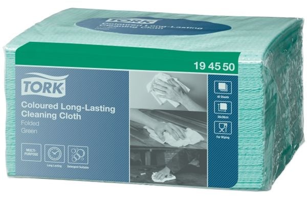Yleisliina Tork Premium W8 Small Pack vihreä 30x38cm 40kpl - (8 pakkausta)