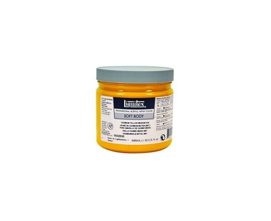 Soft Body 946 ml kadmium gul medium nyanse 830