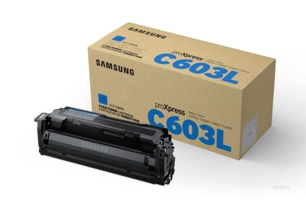 Samsung CLT-C603L - Cyan - original - tonerpatron - for ProXpress C4010ND, C4060FX
