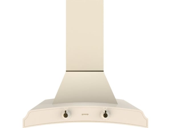 Gorenje Classico DK63MCLI - Panser - røykkanal - bredde: 60 cm - dybde: 50 cm - ekstraksjon og resirkulasjon (-) - med intern motor - elfenben