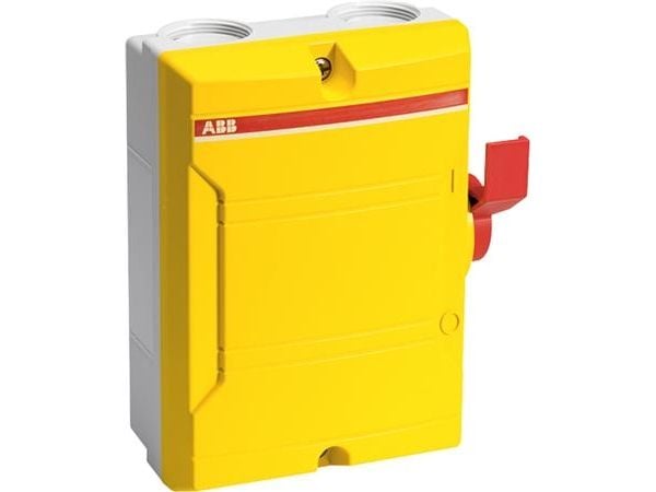 ABB BWS316YTPN, Langallinen, 3P, Muovi, Keltainen, 111 mm, 60 mm
