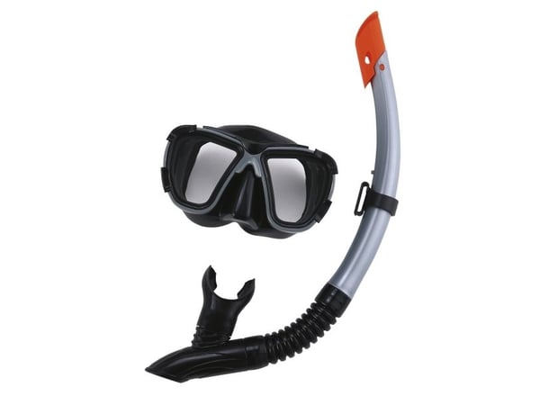 Bestway 24021, Barn, helmaske, fridykking, herdet glass, svart, blå, 14 år