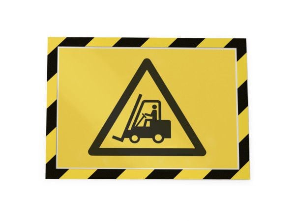 KESTÄVÄ DURAFRAME SECURITY A4 2 kpl keltainen/musta