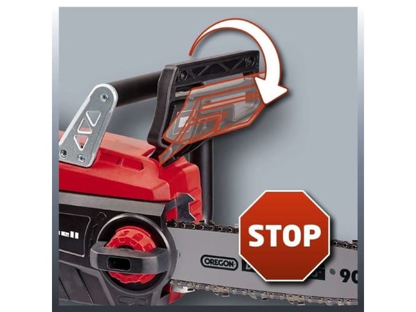Einhell GE-LC 18 Li Solo Sega a Catena Batteria e Senza Caricabatteria, Rosso/Nero, 0 W, 0 V - SOLO