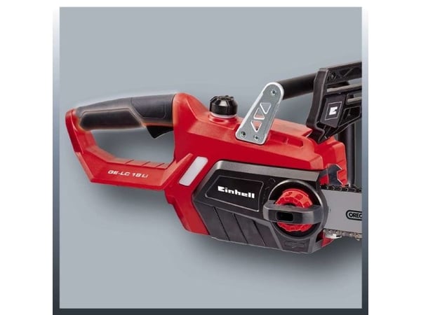 Einhell GE-LC 18 Li Solo Sega a Catena Batteria e Senza Caricabatteria, Rosso/Nero, 0 W, 0 V - SOLO