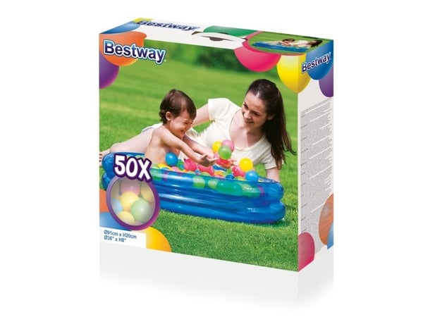 Bestway 51085, 73 l, 2 år, Vinyl, Blå, Rosa