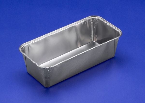 Foliebakke, Plus Pack, 1-Rom Rektangulær kapasitet 1500ml, 251x122x68mm aluminium, aluminium