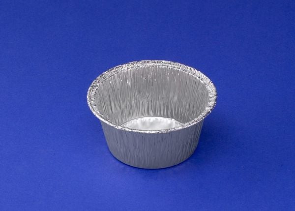 Foliebakke, Plus Pack, Rund kapacitet 106, Ø 80, højde 35 aluminium, aluminium, pakke a 100 stk 1-Co