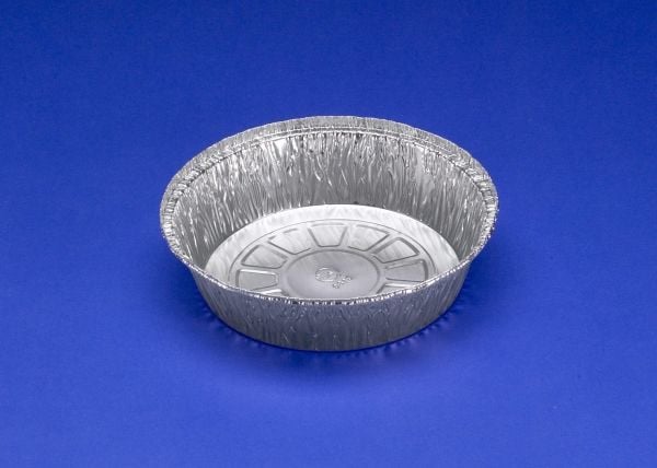 Folieform, Plus Pack, rund 800 ml, Ø 181, höjd 43 aluminium, aluminium, förpackning om 100 st, 1-fack