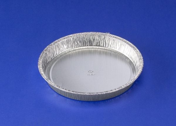 Alubakke 600 ml Ø195x25 mm Rund,100 stk/pk