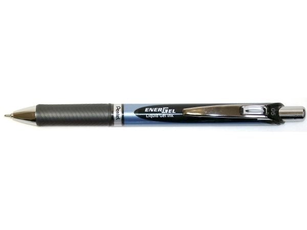 Pentel Energel Klick, Svart, 0,5 mm