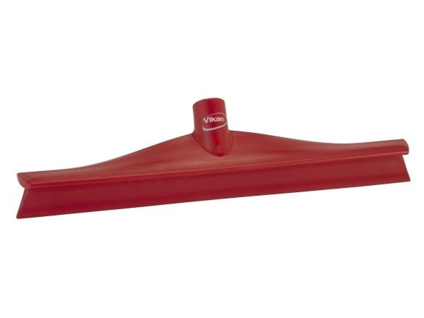 Gulvskraber, Vikan, 40x8x9cm, rød, TPE gummi/PP, 40 cm, med enkeltblad