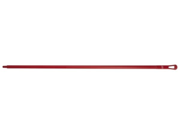 Skaft Ultra hygiejnisk Ø34x1700 mm med Gevind PP Rød,1 Stk