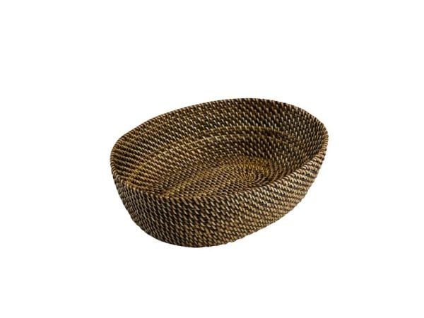 Brødkurv Bastian 20x15x7 cm Oval Nitoflet Lys/Mørk