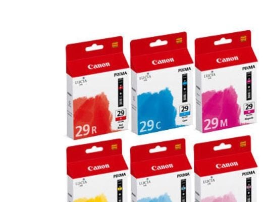 Canon PGI-29 CMY/PC/PM/R Multipack - Gul, cyan, magenta, rød, fotocyan, fotomagenta - original - blekkbeholder - for PIXMA PRO-1