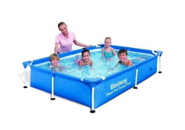 Bestway Steel Pro 56401, 1200 l, Innrammet basseng, Blå, 10,3 kg