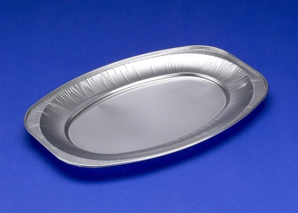 Cateringfad, Plus Pack, Rektangulær 351 x 243 x 21 mm, aluminium, aluminium SMALL, pakke a 10 stk Sm