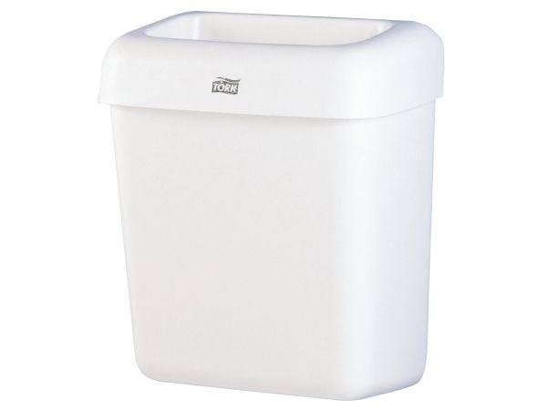 Affaldskurv Tork B2 plast hvid 20 ltr.