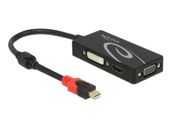 Delock - Videotransformator - DisplayPort - DVI, HDMI, VGA - sortering - detailsalg