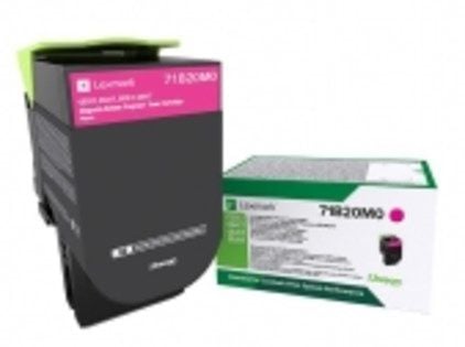 Lexmark 71B20M0, 2300 sivua, Magenta, 1 kpl