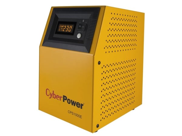 CyberPower CPS1000E - UPS - AC 220/230/240 V - 700 watt - 1000 VA - uten batteri - utgangskontakter: 2 - gul