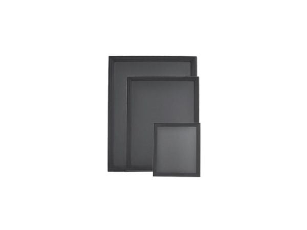 Securit® universell whiteboard i svart (L)