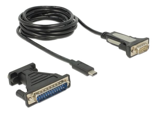 Delock - USB / serielt kabelsett - tommelskruer