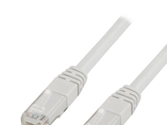 DELTACO - Koblingskabel - RJ-45 (hann) til RJ-45 (hann) - 10 m - UTP - CAT 6 - hvit
