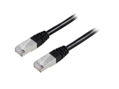 DELTACO - Koblingskabel - RJ-45 (hann) til RJ-45 (hann) - 3 m - FTP - CAT 6 - svart