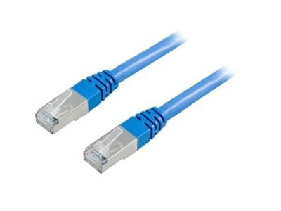 DELTACO - Koblingskabel - RJ-45 (hann) til RJ-45 (hann) - 2 m - FTP - CAT 6 - blå