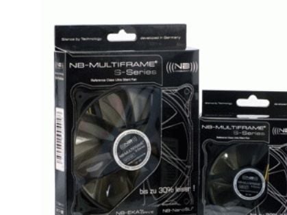 Noiseblocker Multiframe M12-P, Vifte, 12 cm, 2000 RPM, 133 m³/t, Sort