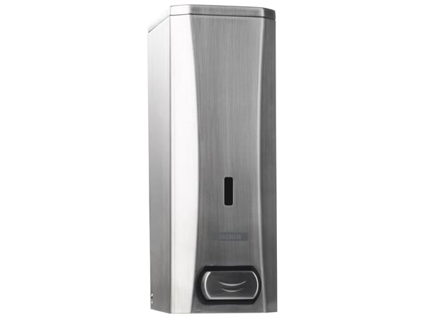 Katrin manuell dispenser för tvål/handdesinfektion metall 1000 ml borstat stål silver, 1 st