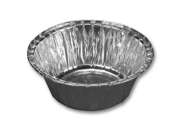 Foliebakke, Plus Pack, Rund kapacitet 350, Ø 127, højde 47 aluminium, aluminium, pakke a 100 stk 1-C