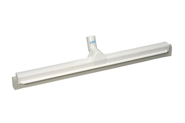 Gulvskrape, Vikan, 60x10x7,5 cm, hvit, cellegummi/PP, 60 cm, med svingledd og dobbeltblad
